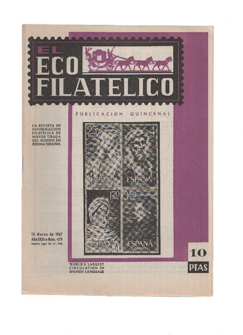 El Eco Filatelico y Numismatico numero 0479: Matasellos especial