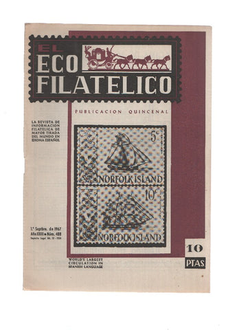 El Eco Filatelico y Numismatico numero 0488: Exposicion Filatelica Nacional del Ahorro