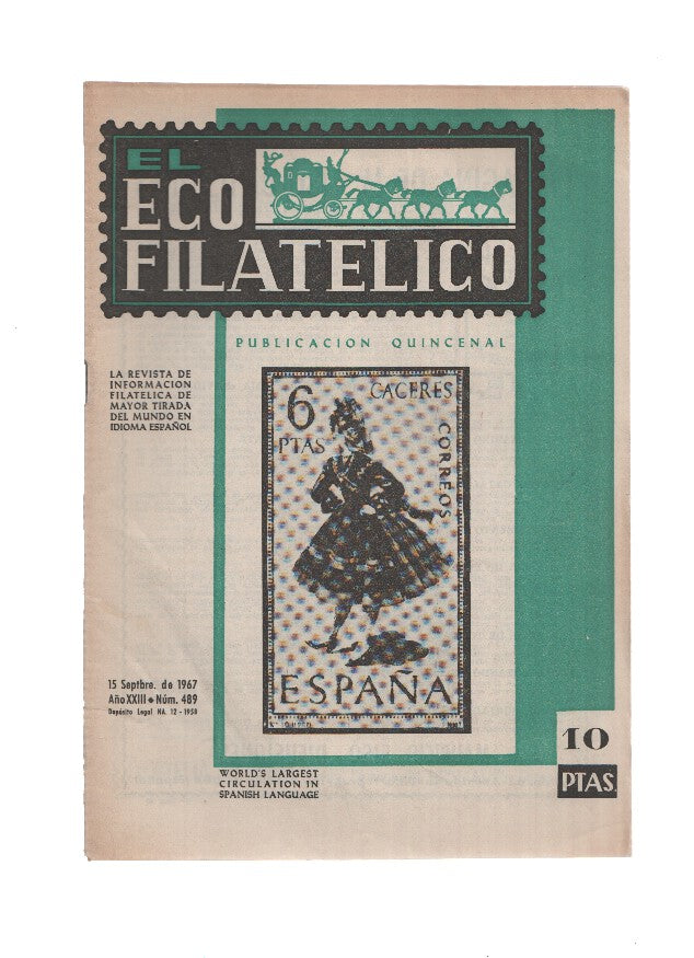 El Eco Filatelico y Numismatico numero 0489: Las Manchas de Oxido, Motivo de preocupacion