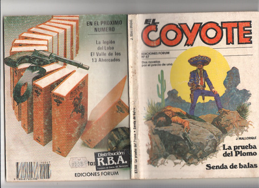 El Coyote, edicion 1983 numero 67: La prueba del plomo y Senda de balas