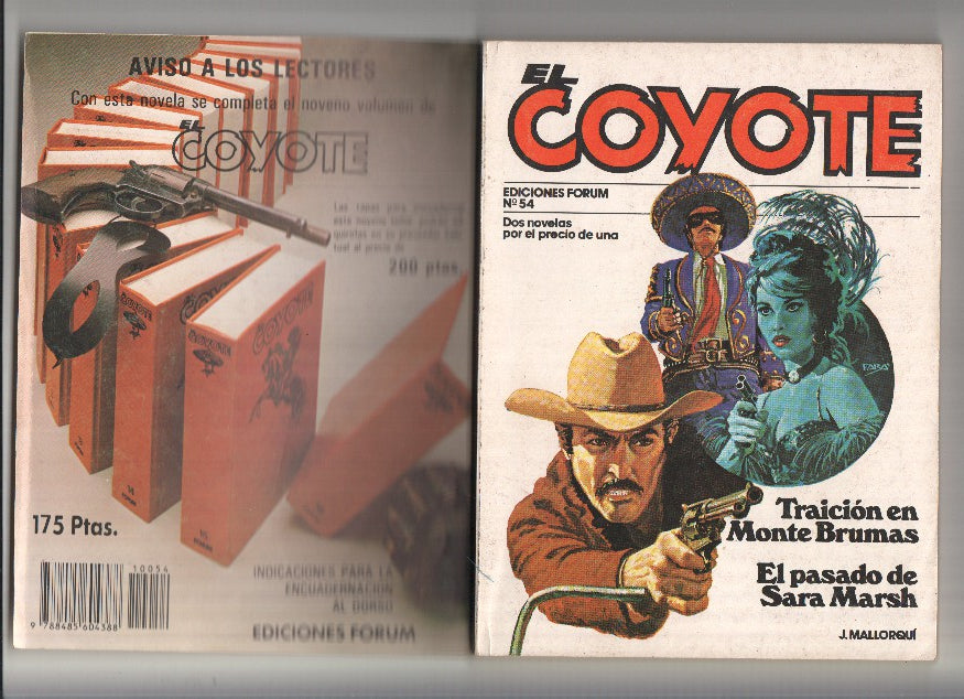 El Coyote, edicion 1983 numero 54: Traicion en Monte Brumas y El pasado de Sara Marsh