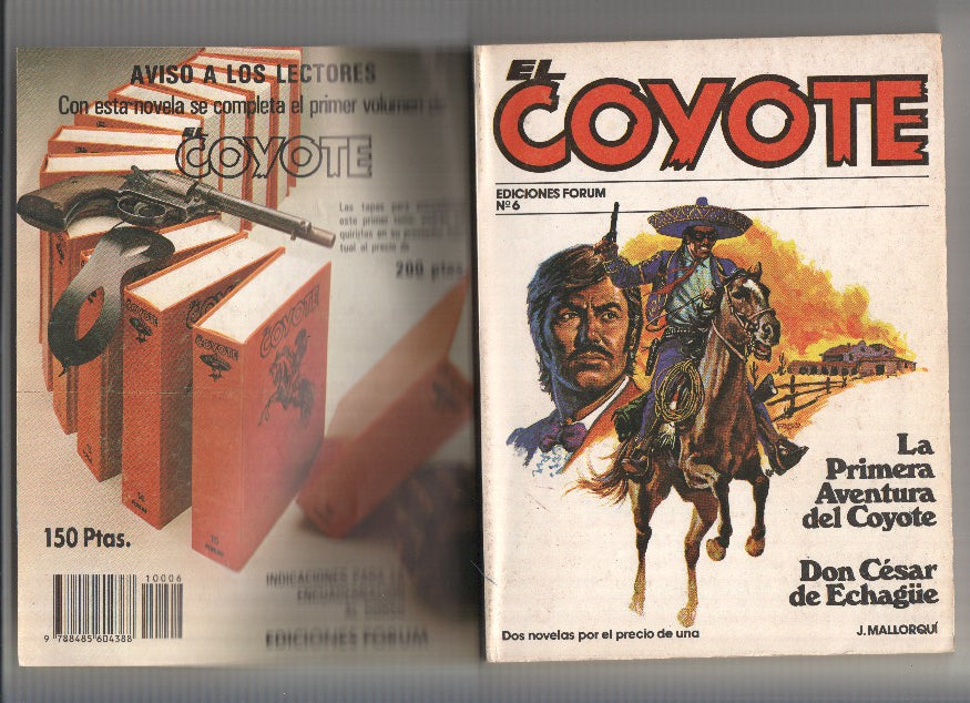 El Coyote, edicion 1983 numero 06: La primera aventura del coyote y Don Cesar de Echague