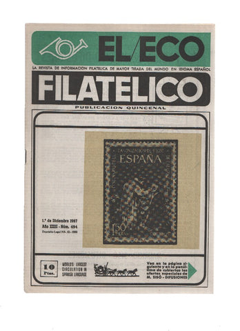 El Eco Filatelico y Numismatico numero 0494: La Solidaridad y el Individualismo en la Filateia Española