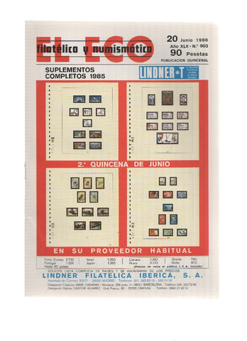 El Eco Filatelico y Numismatico numero 0903: Homenaje a Sixto Marly