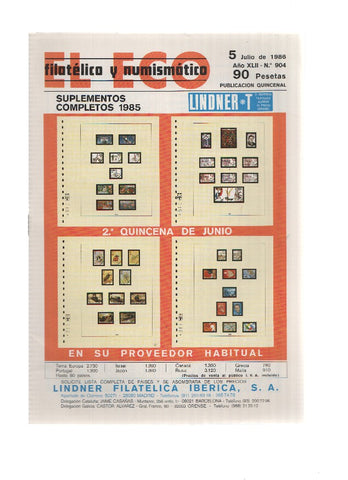 El Eco Filatelico y Numismatico numero 0904: La Vuelta al Sello en 80 Lineas