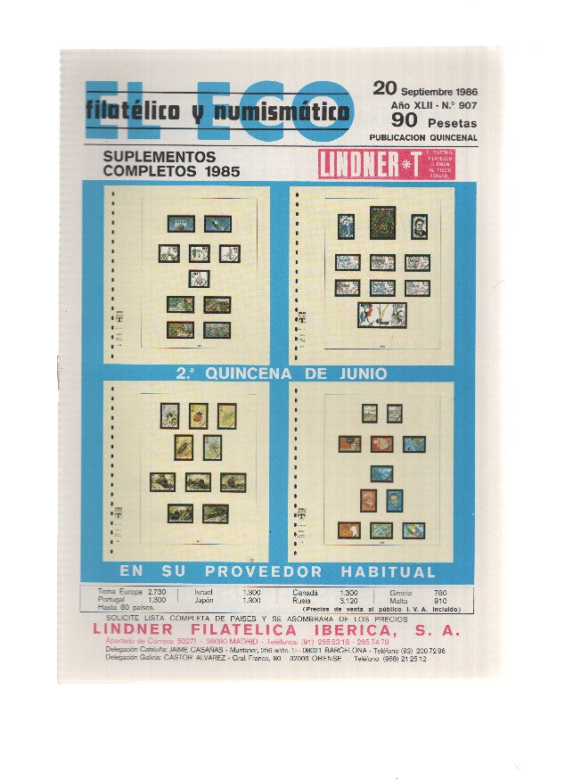El Eco Filatelico y Numismatico numero 0907: III Exposicion Sant Quinti de Mediona
