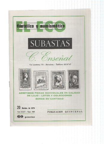 El Eco Filatelico y Numismatico numero 0757: VII Certamen Filatelico y Numismatico Iber-Americano
