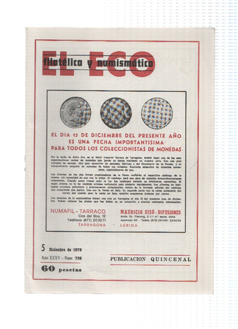 El Eco Filatelico y Numismatico numero 0758: Actualidad Barnafil 79
