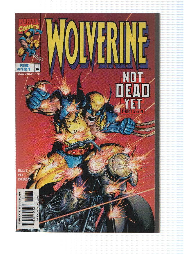 WOLVERINE, Volume 2, Numero 121: Not Dead Yet, 3 of 4 (Marvel)
