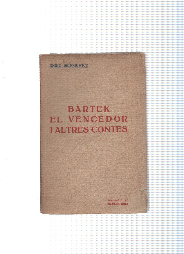 Bartek el vencedor i altres contes