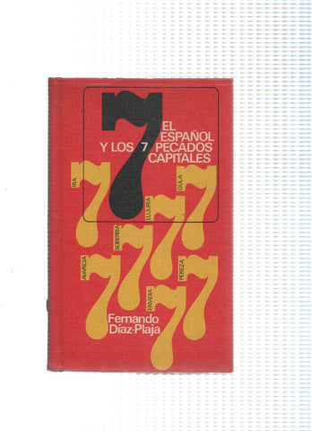 El español y los siete pecados capitales ( edicion 1969 )