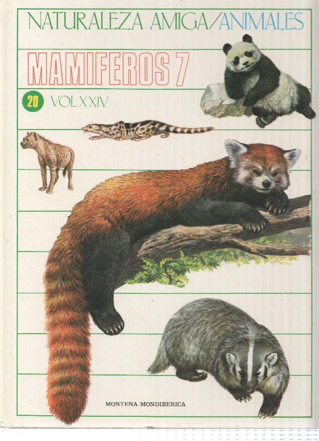Naturaleza Amiga/Animales album 20 volumen XXIV: Mamiferos 7