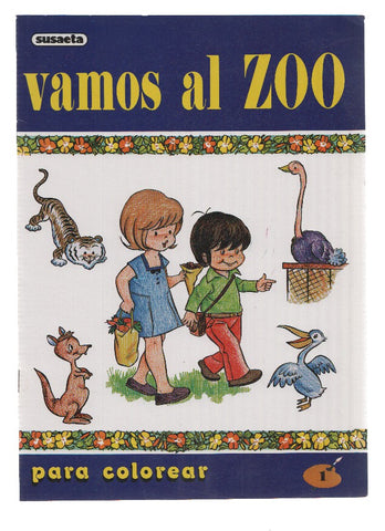 Para colorear numer 01: Vamos al ZOO