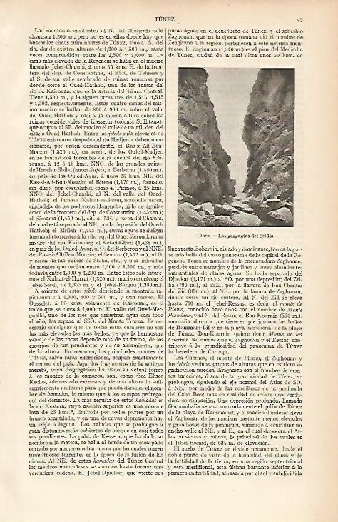 LAMINA ESPASA 11957: Tunez las gargantas del Seldja