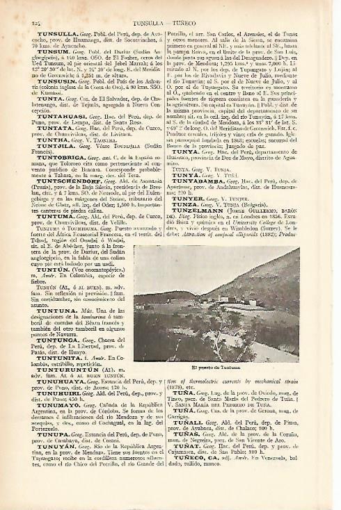 LAMINA ESPASA 11977: El puesto de Tuntuma Peru