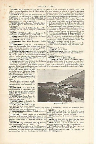 LAMINA ESPASA 11977: El puesto de Tuntuma Peru