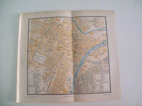 LAMINA ESPASA 11996: Plano de Turin Italia