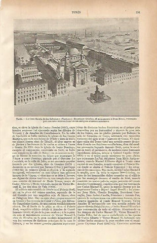 LAMINA ESPASA 12000: La Casa de los Salesianos en Turin Italia