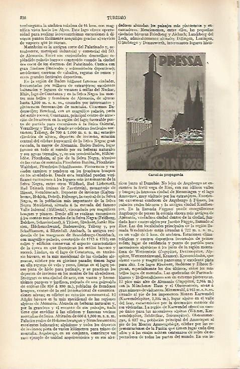 LAMINA ESPASA Alemania 12021: Cartel de publicidad de Colonia Alemania