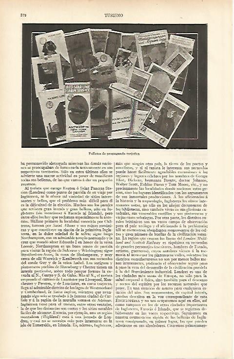 LAMINA ESPASA 12038: Folletos de publicidad 