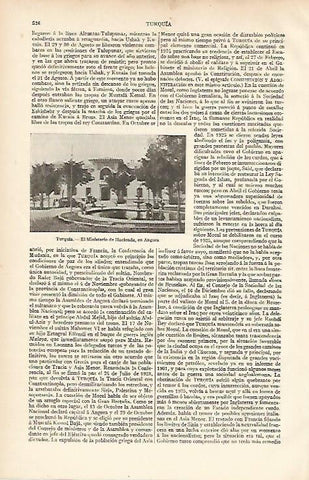 LAMINA ESPASA 12065: Ministerio de Hacienda en Angora Turquia