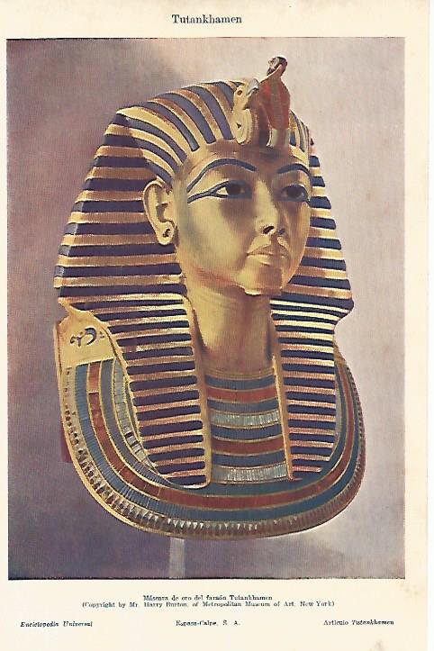 LAMINA ESPASA 12073: Mascara de Tutankhamon