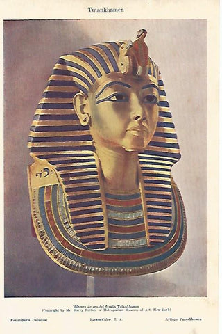 LAMINA ESPASA 12073: Mascara de Tutankhamon