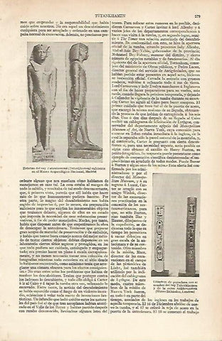 LAMINA ESPASA 12075: Estatua de Tutankhamon