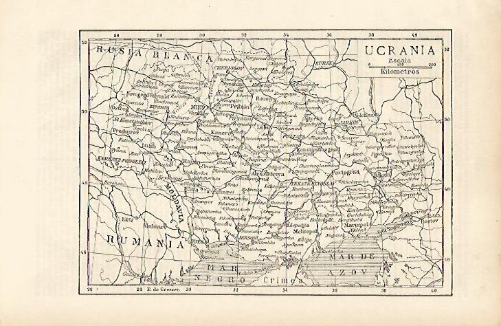 LAMINA ESPASA 12094: Mapa de Ucrania