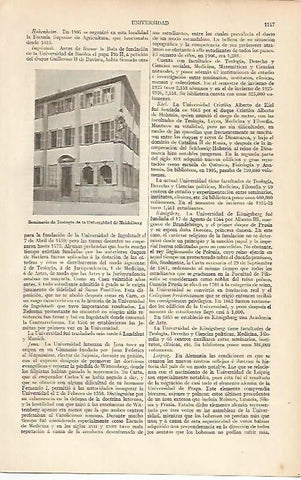 LAMINA ESPASA 12139: Seminario de Teologia de la Universidad de Heidelberg