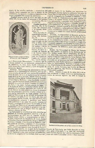 LAMINA ESPASA 12154: Instituto de Bioquimica de la Universidad de Milan