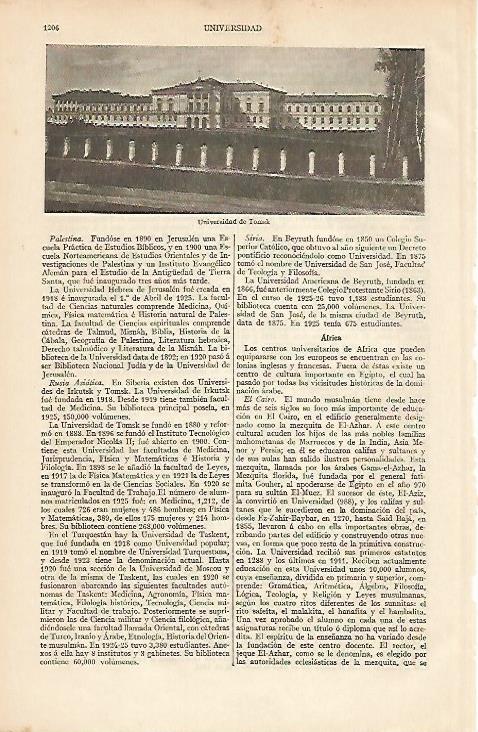 LAMINA ESPASA 12161: Universidad de Tomsk