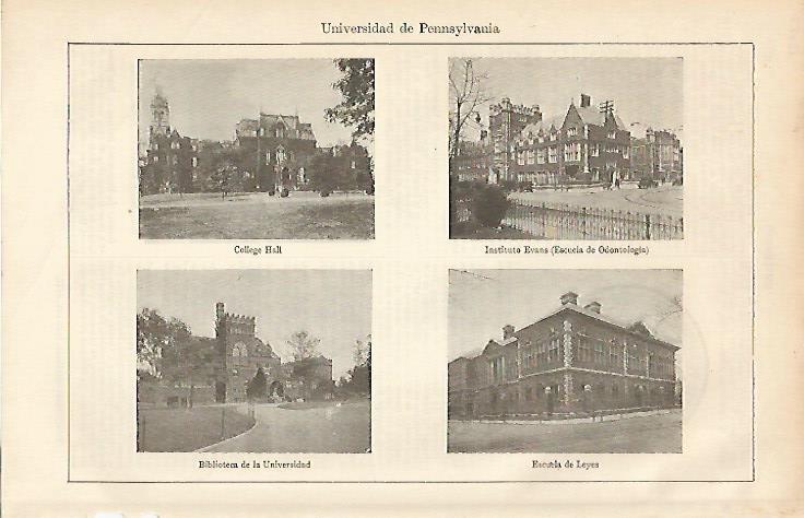 LAMINA ESPASA 12166: Universidad de Pennsylvania