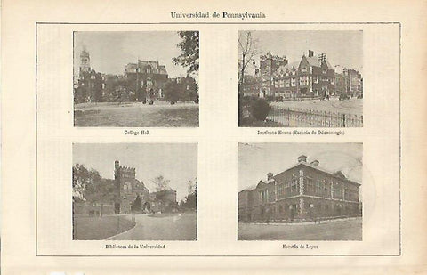 LAMINA ESPASA 12166: Universidad de Pennsylvania