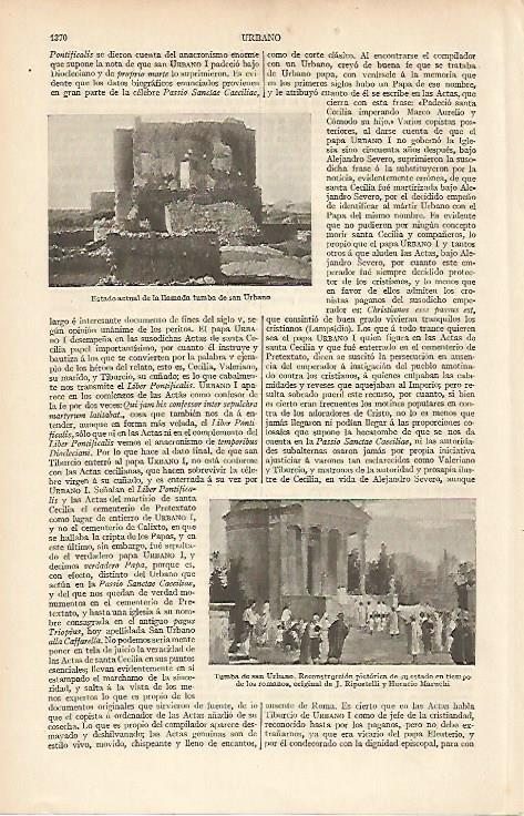 LAMINA ESPASA 12183: Tumba de San Urbano