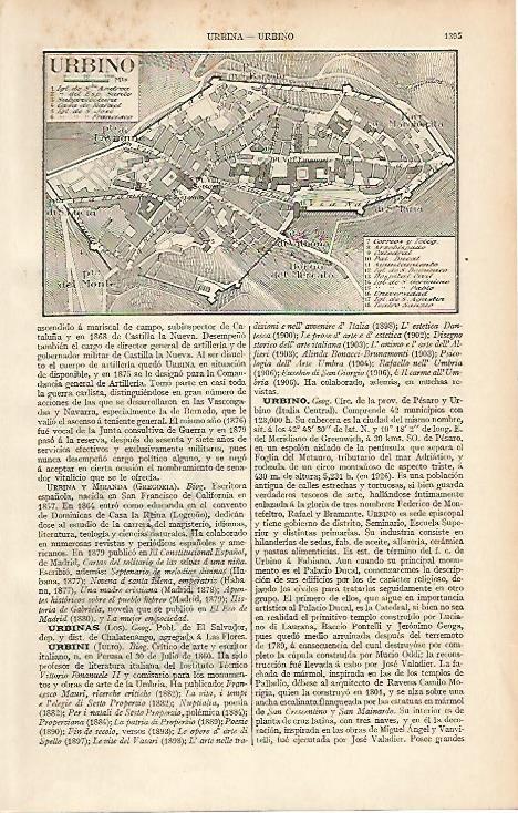 LAMINA ESPASA 12185: Plano de Urbino