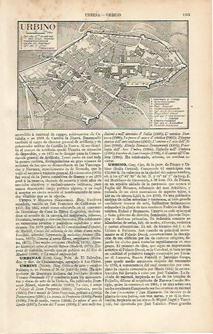 LAMINA ESPASA 12185: Plano de Urbino