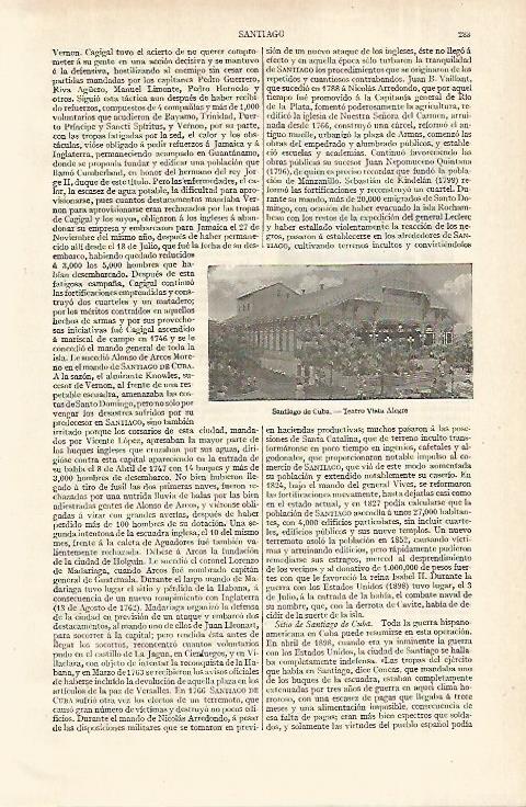 LAMINA ESPASA 12276: Teatro Vista Alegre de Santiago de Cuba