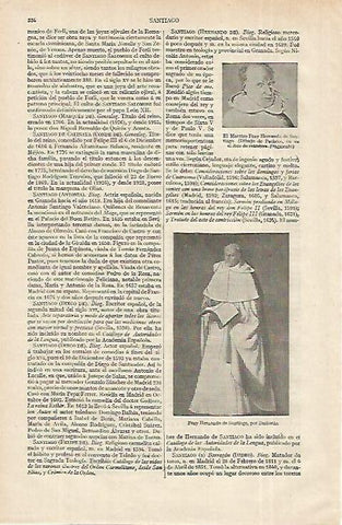 LAMINA ESPASA 12295: Fray Hernando de Santiago por Zurbaran