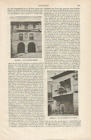 LAMINA ESPASA 12298: Casa de los Velardes en Santillana