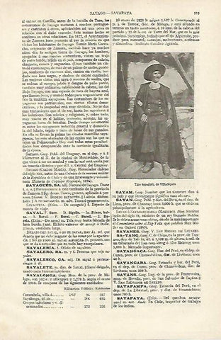 LAMINA ESPASA 12424: Tipo sayagues por Villadepera