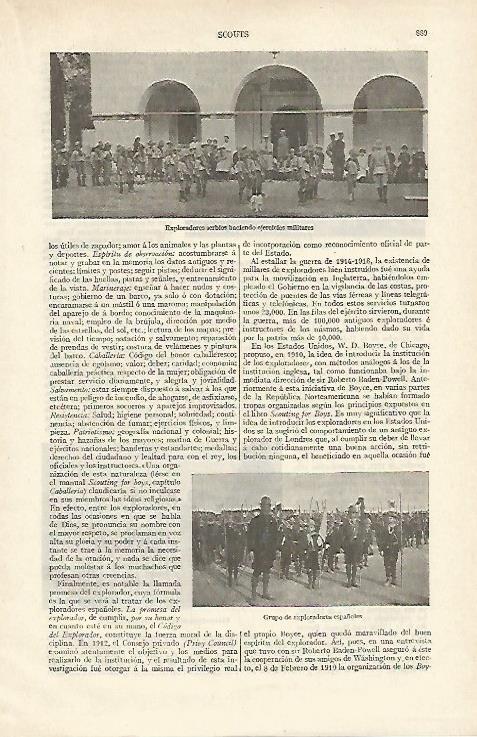 LAMINA ESPASA 12437: Exploradores serbios y españoles
