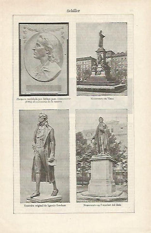 LAMINA ESPASA 12448: Monumentos a Schiller