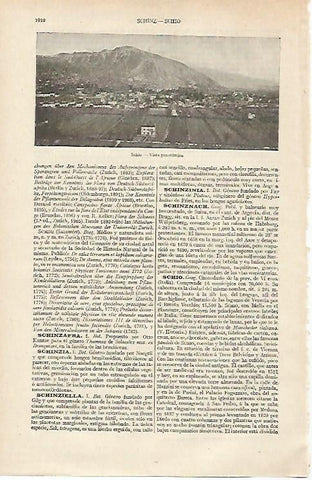LAMINA ESPASA 12452: Vista de Schio Italia