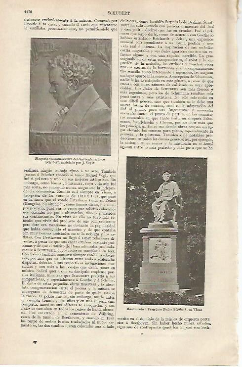 LAMINA ESPASA 12467: Monumento a Schubert en Viena