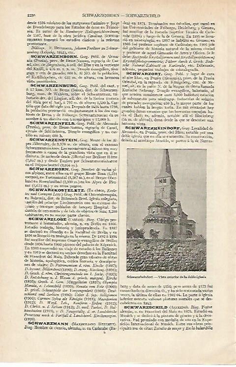 LAMINA ESPASA Alemania 12471: Doble iglesia de Schwarzheindorf Alemania
