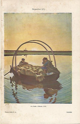 LAMINA ESPASA 12504: Ave Maria por Segantini