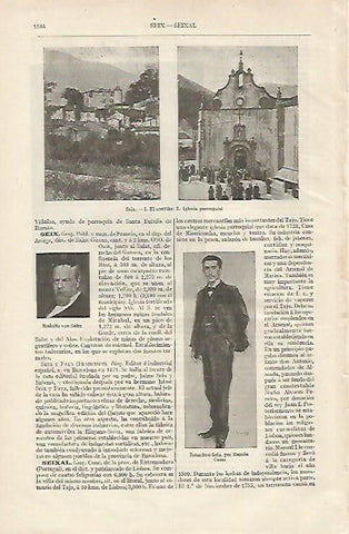 LAMINA ESPASA 12539: Vistas de Seix Francia
