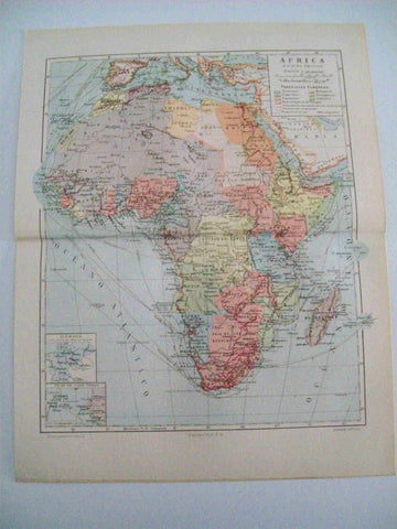 LAMINA ESPASA 12578: Mapa politico de Africa