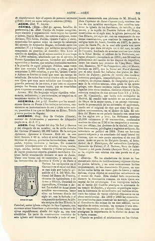 LAMINA ESPASA 12612: Armas de Agen Francia